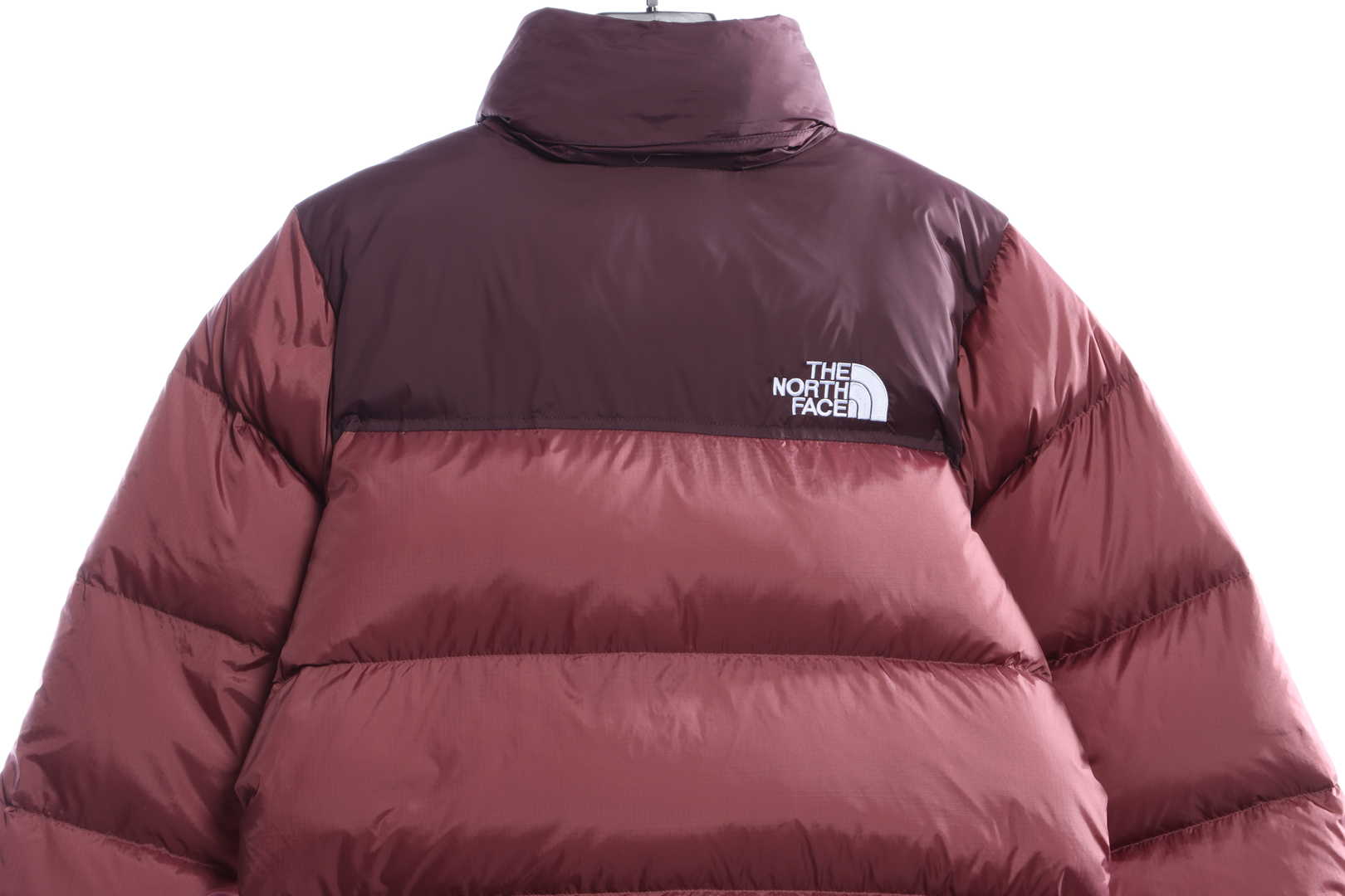 the n0*h F**e 96 red-brown down jacket