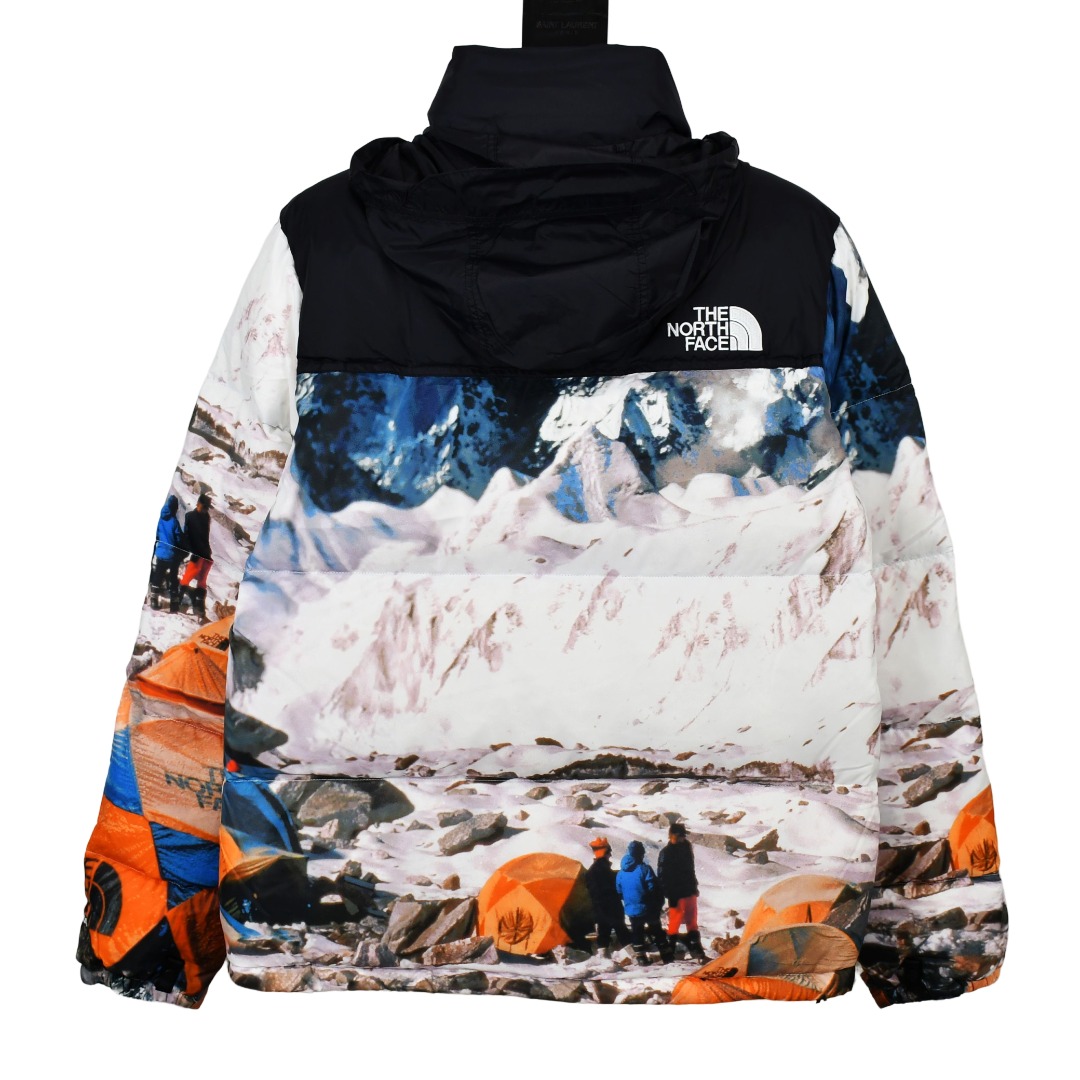 the n0*h f**e t*f × invincible printed mountain jacket