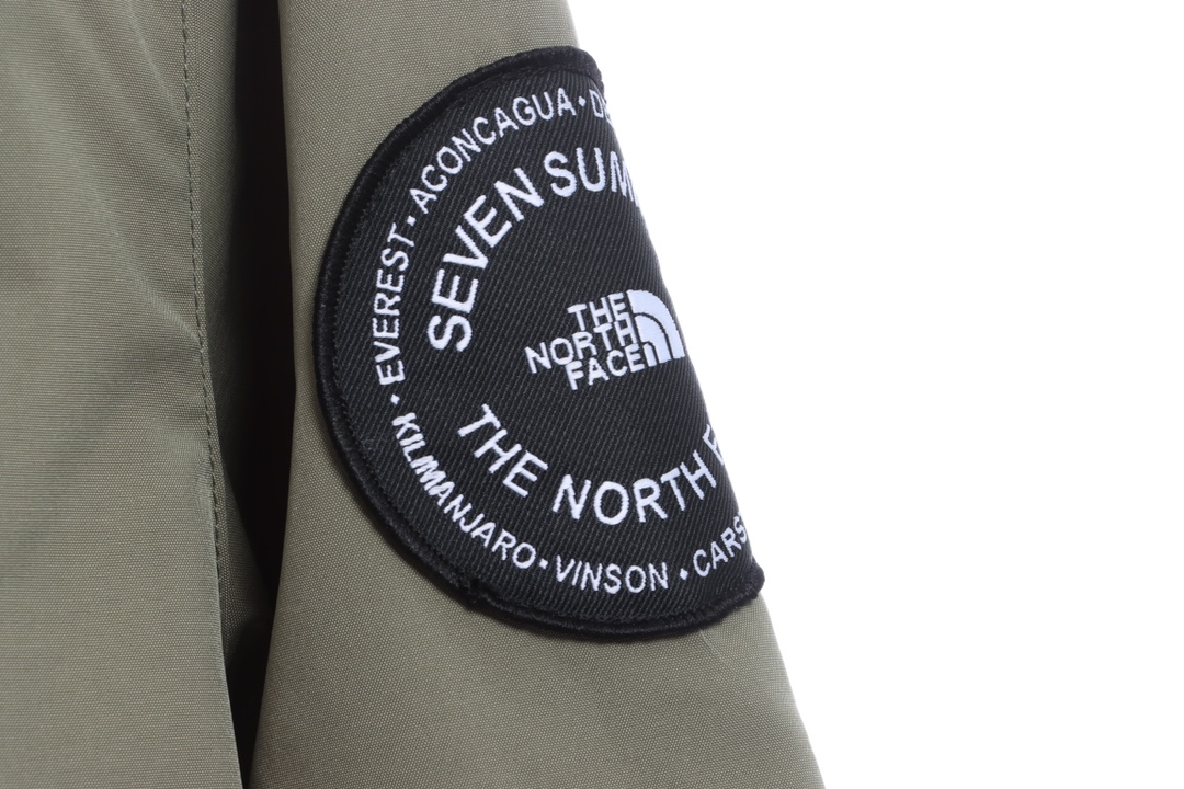 the n0*h F**e sleeve logo embroidered tech jacket