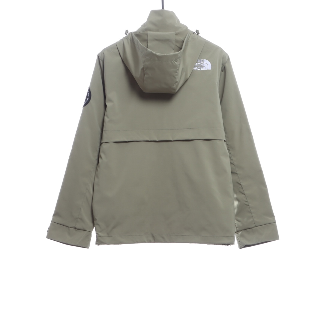 the n0*h F**e sleeve logo embroidered tech jacket