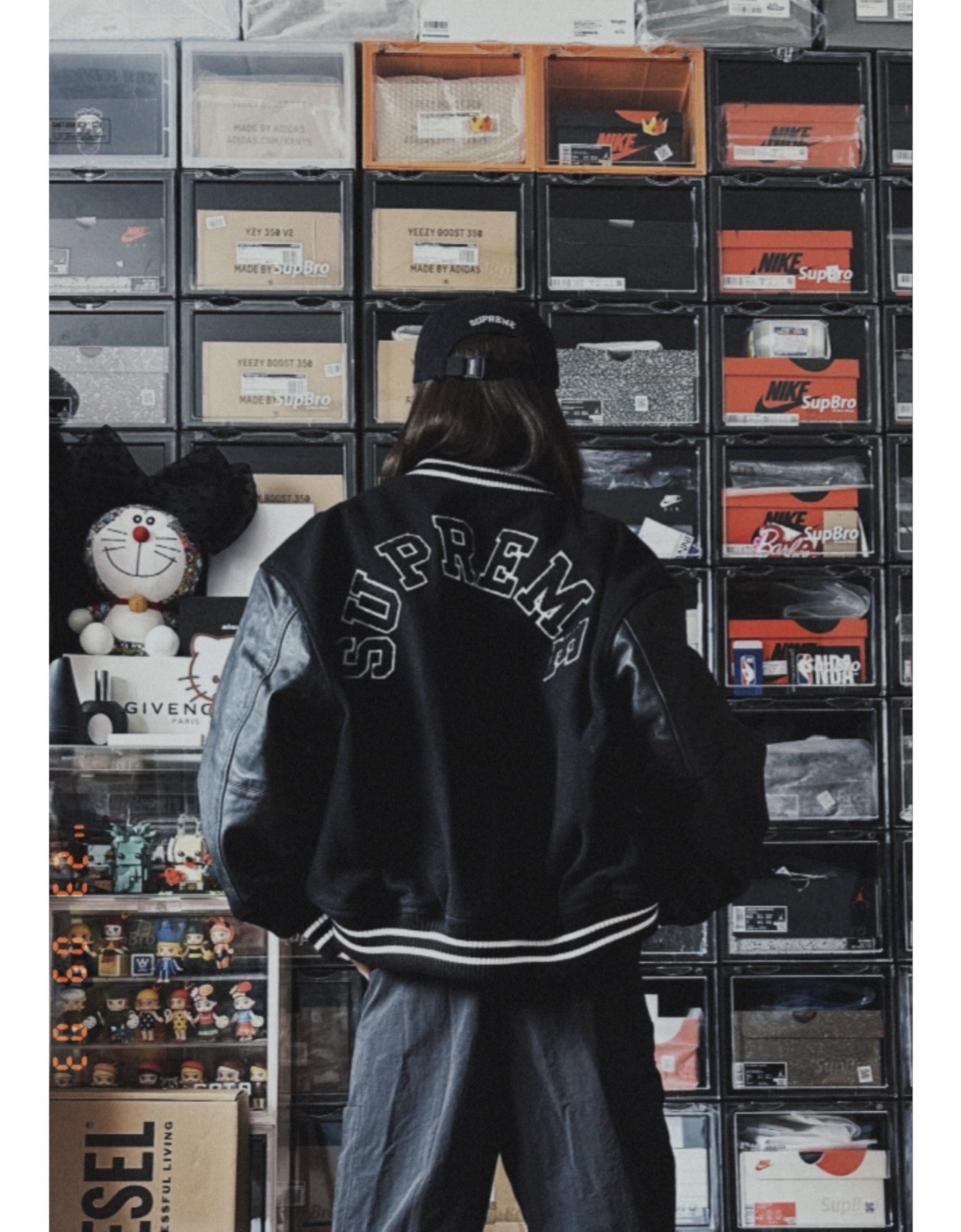 S*prem3 tiger varsity jacket 2023
