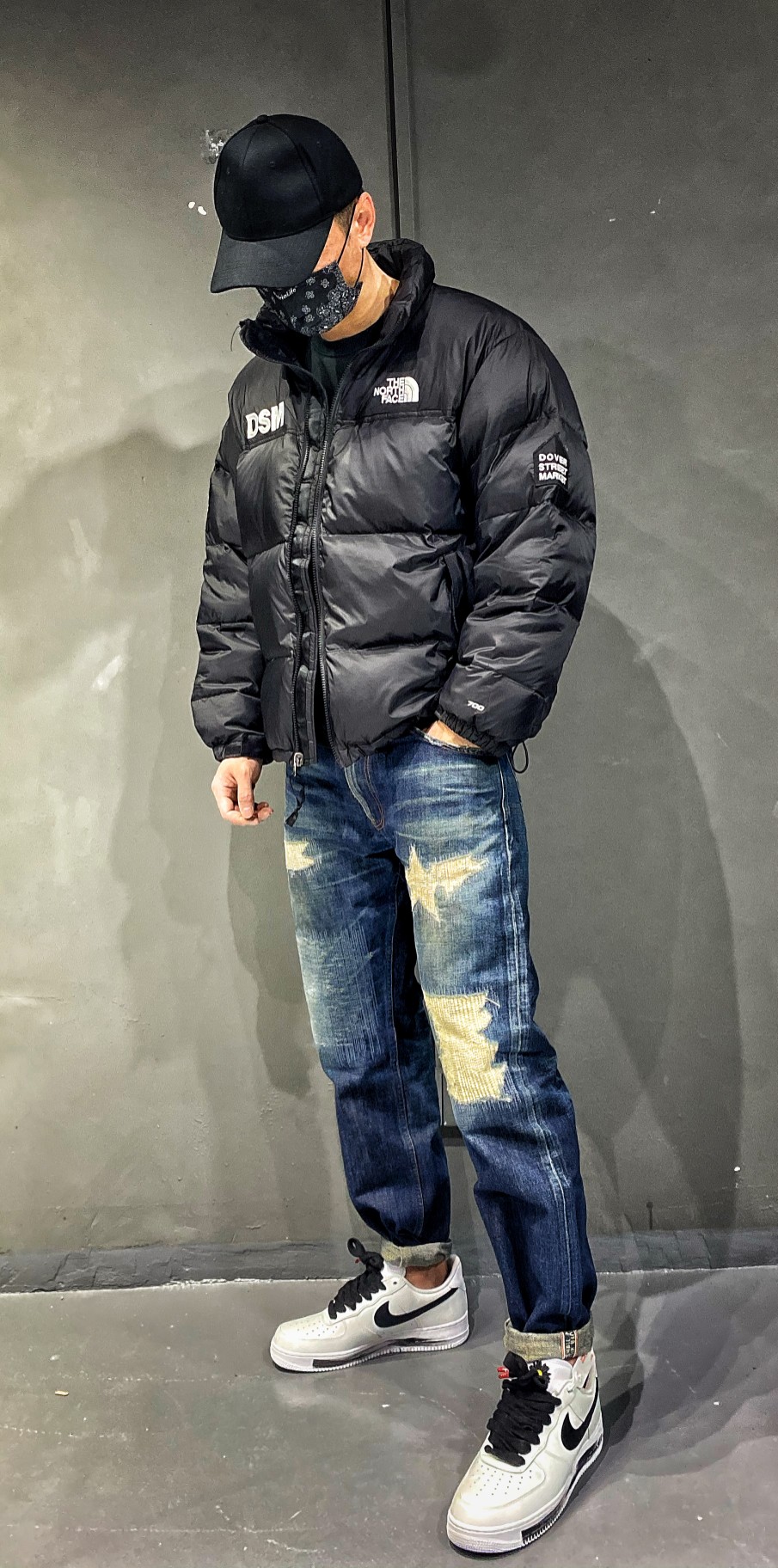 t*fxdsm 15th anniversary limited fashion zipper stand collar joint down jacket