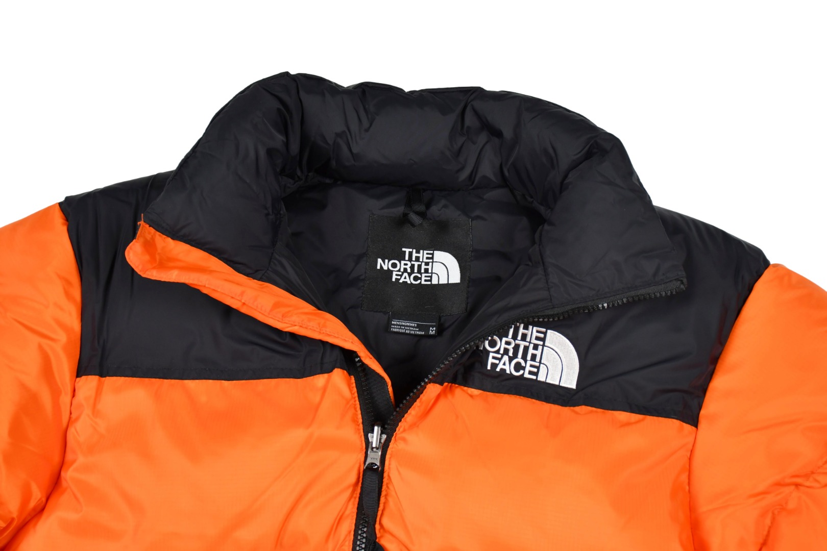 the n0*h f**e t*f  1996 down jacket orange