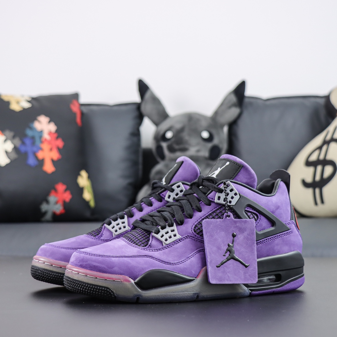 Max US16 Jordan4 Travis Scott Purple (Friends and Family) 766296 LN4